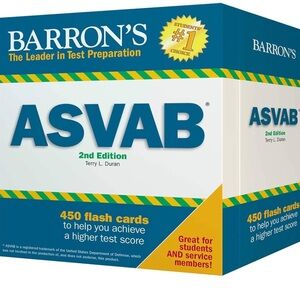 Barron's ASVAB 2nd Edition Flash Cards